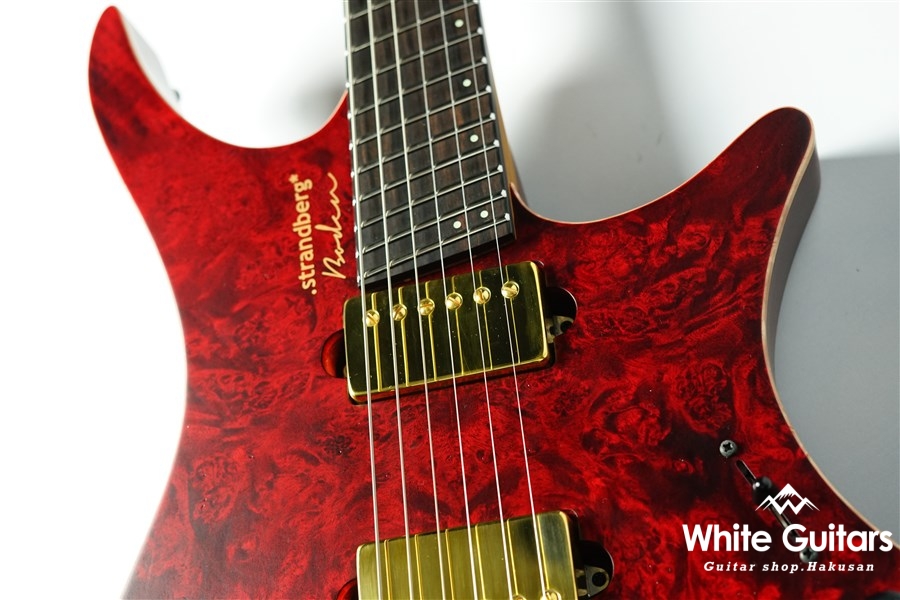 strandberg Boden J6 Custom - Red Tiger Semi Gloss | White Guitars Online  Store